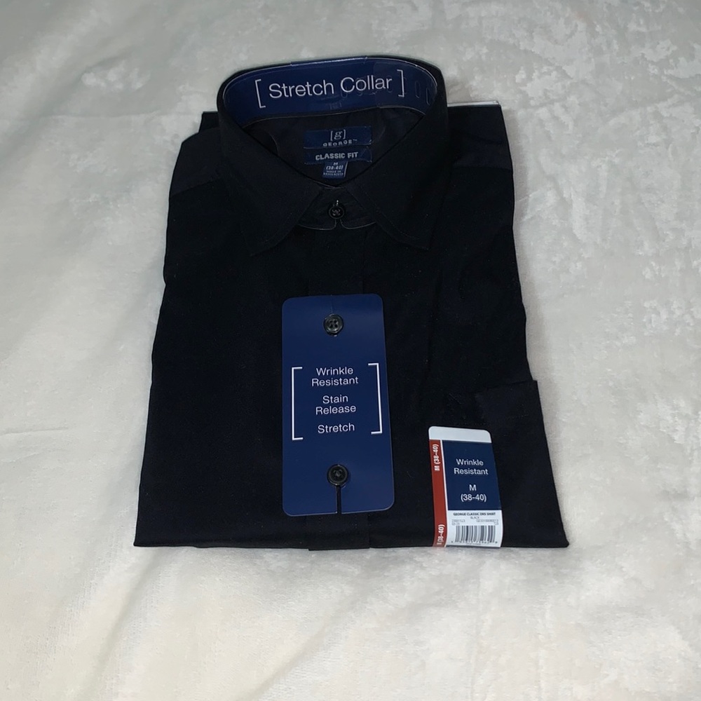 Men’s black button up